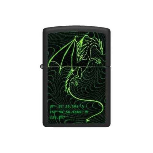 Zippo Cyberpunk Dragon Design ZP48497