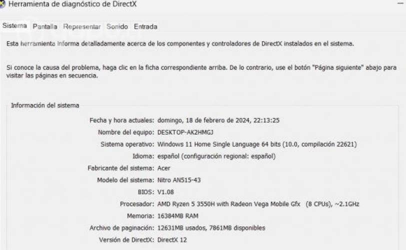 Notebook Gamer ACER nitro AN515-43