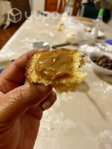 Manjar cocinado a leña