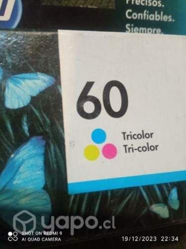 Tinta hp 60 color original