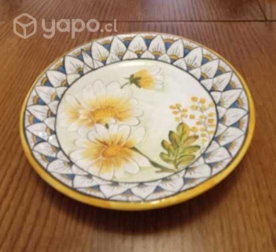 Plato decorativo artesanal