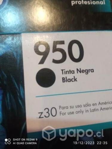 Tinta HP 950 black original