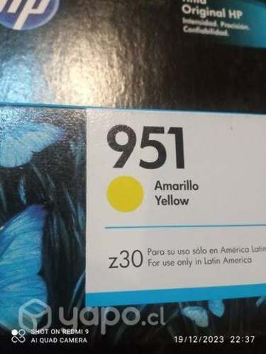 Tintas hp 951 colores originales