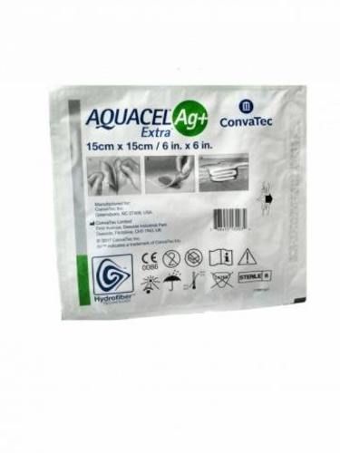 Aquacel AG + Extra con Alginato de Plata 15×15 cm