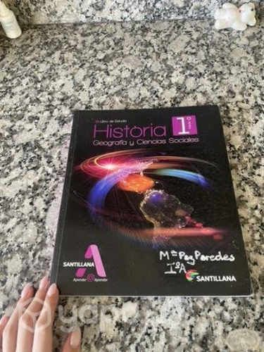 Libro ciencia historia y geografía Santillana