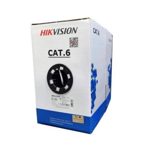 Caja de Cable de Red UTP Hikvision CAT 6 305 mts