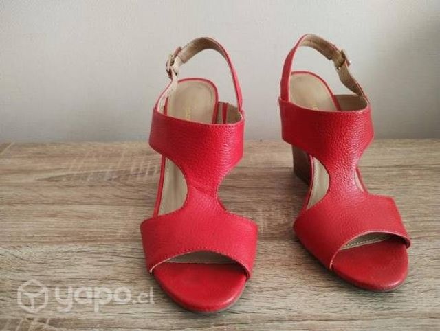 Sandalias color rojo