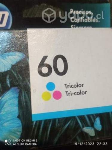 Tinta hp 60 color original