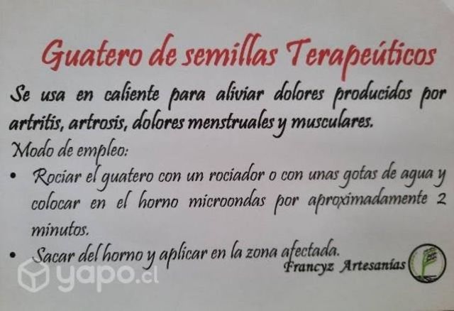 Guateros de semillas para rodillas