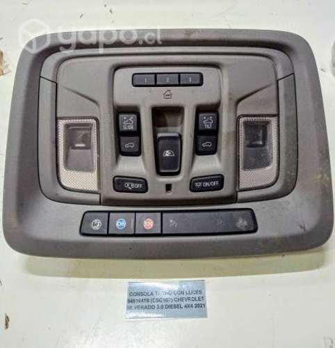 Consola Techo Con Luces 84816418 (CSC107) Chevrole