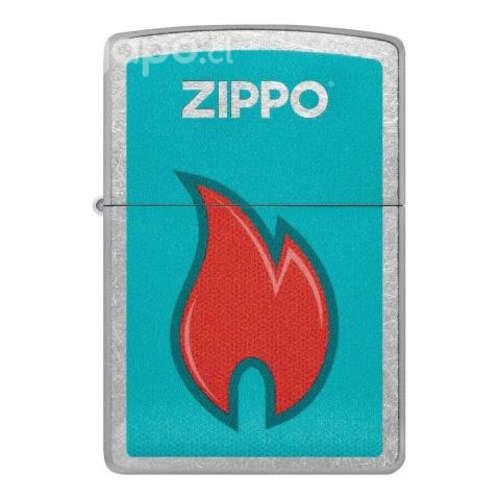 Zippo Flame Design Azul Rojo ZP48495