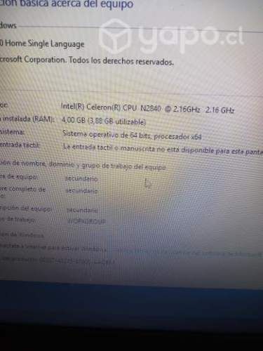 Notebook Lenovo