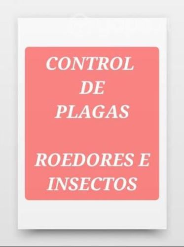 Control de plagas, insectos y roedores