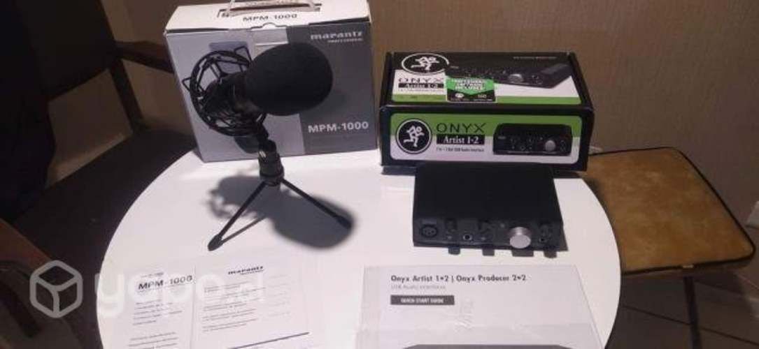 Microfono Marantz MPM-1000 + Interfaz Onyx