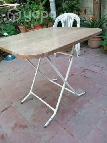 Mesa plegable cuadrada 80x80