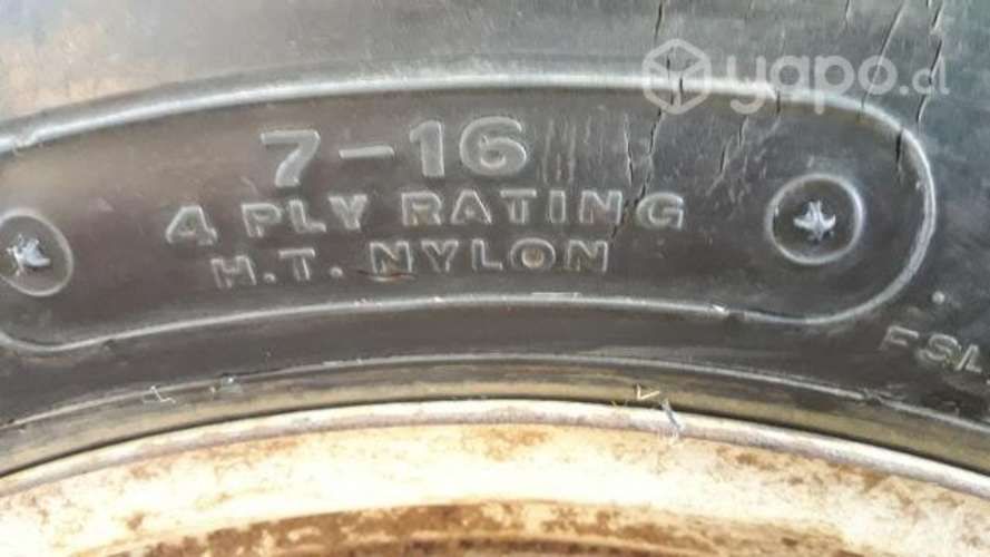 Neumático delantero 7-16 mini tractor