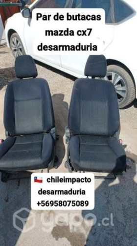Par de butacas Mazda cx7 desarmaduría