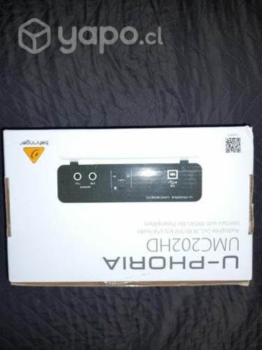 Interfaz U-phoria + mic + cable mic