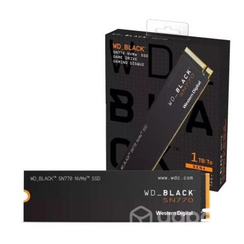 Disco Solido SSD interno WD Black SN770 1TB M.2