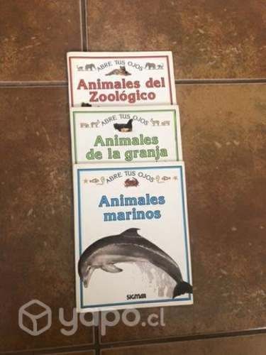 Pack 3 libros de animales