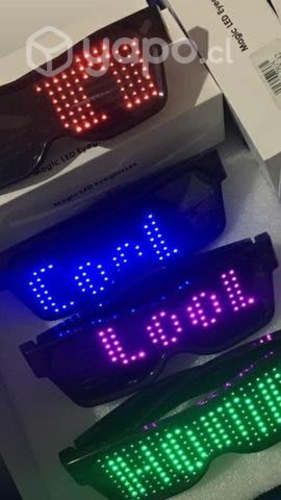 Gafas led nuevas modificables y recargables