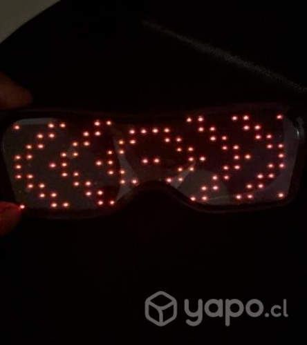 Gafas led nuevas modificables y recargables