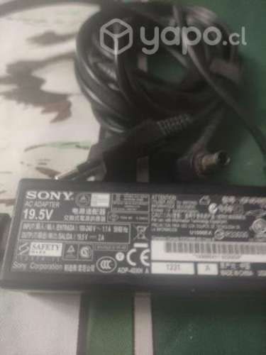 Cargador Notebook Sony 19.5 volts