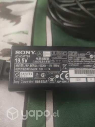 Cargador Notebook Sony 19.5 volts