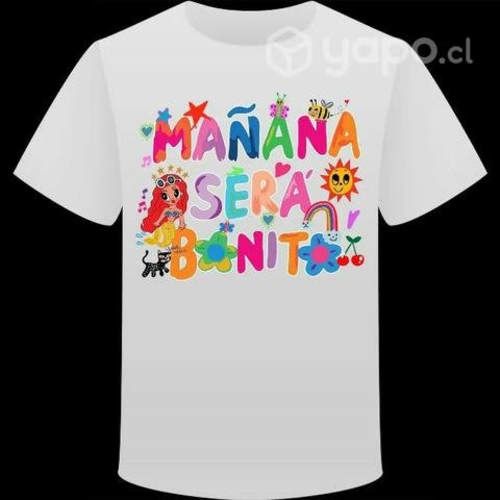 Poleras estampadas de puro algodon