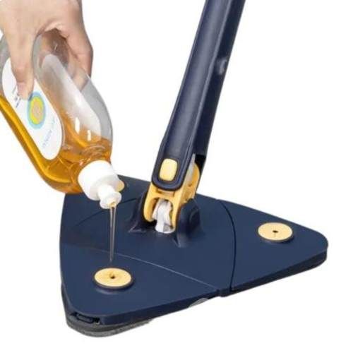 Mopa Triangular Azul Extendida Rotación 360°