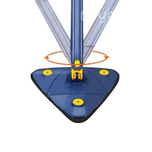 Mopa Triangular Azul Extendida Rotación 360°