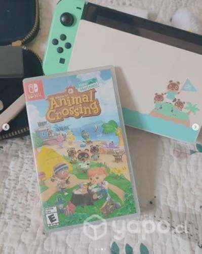 Switch animal crossing + juego