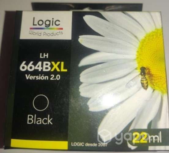 Tintas Logic 664B XL NEGRAS