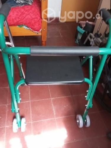 Andador ortopédico con 2 ruedas