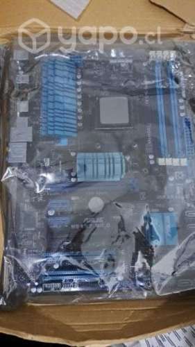 Tarjeta madre, procesador y disipador