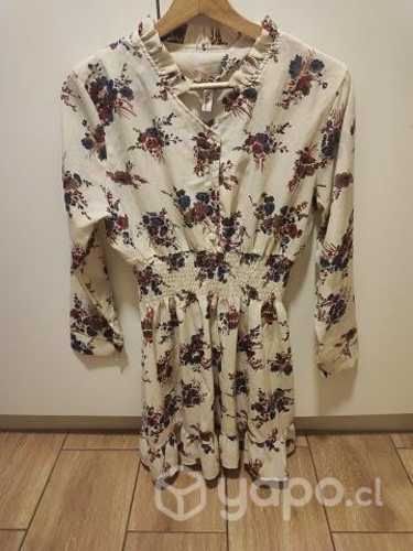 Vestido floreado talla S