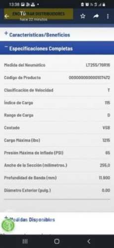 Neumaticos camionetas -SUV