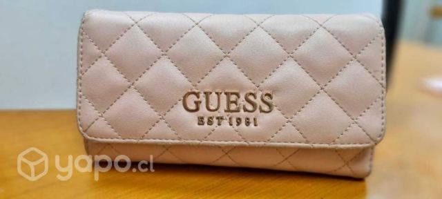 Billetera guess original palo rosa