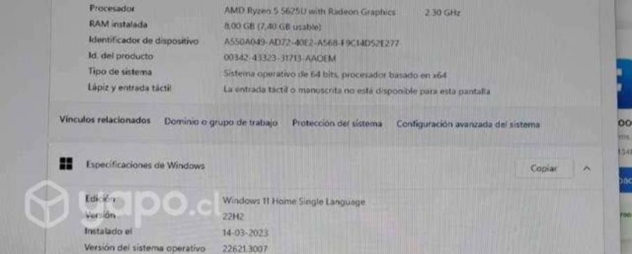 Computador asus ryzen 5
