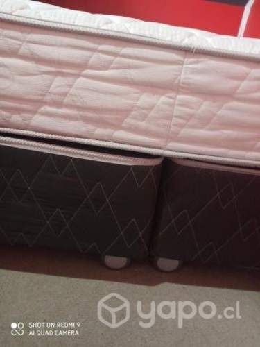 Box de 2 plazas rosen base dividida con ruedas