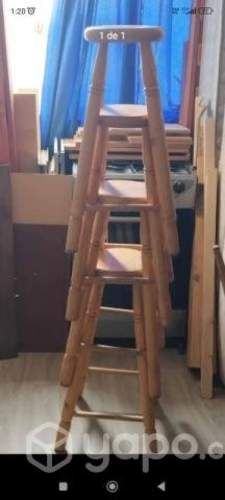 Set de bancos madera