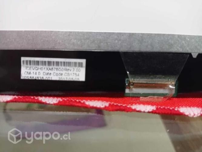 Pantallas para Notebook nuevas y antiguas