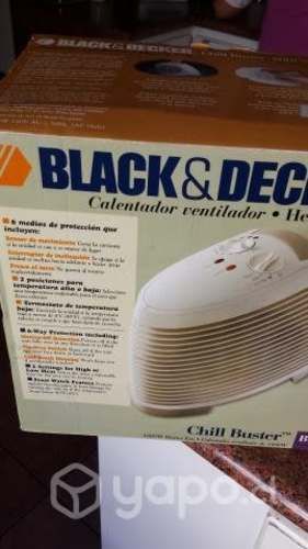 Ventilador -calentador black & decker sin uso