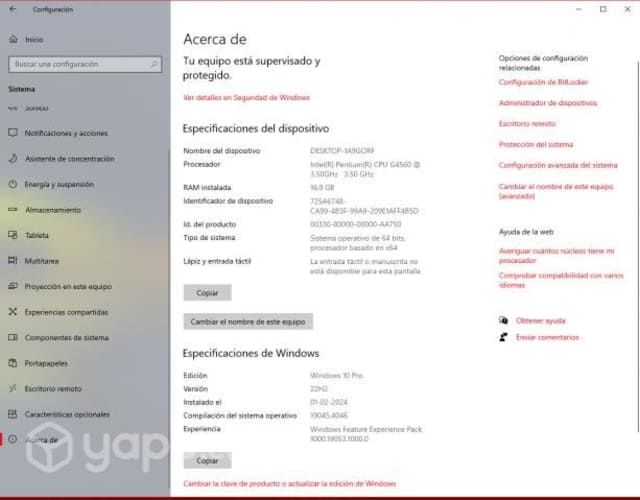 Computadora gamer gama baja