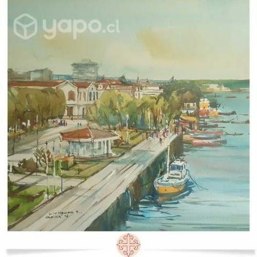 * Acuarela de Luis Vicencio