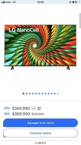 Lg nanocell 50 pulgadas