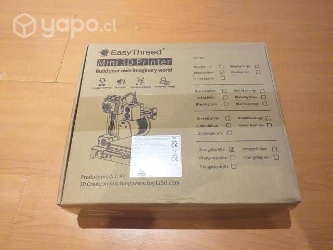 EasyThreed-impresora 3d pequeña K7 para niños