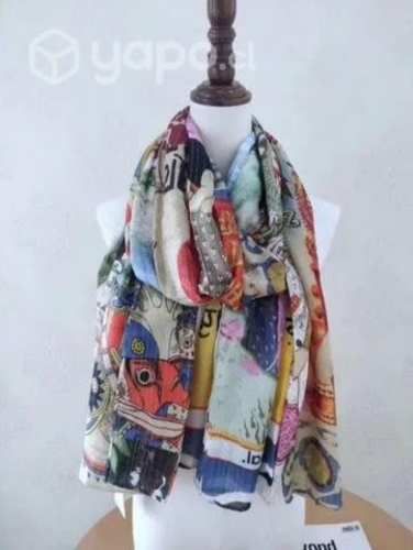 Pañoleta española tela muy suave colorida