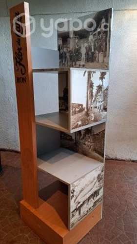 Mueble bar flor de caña