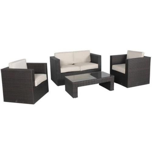 Juego de living de terraza 4 personas